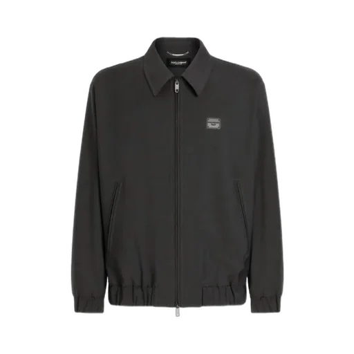 Logo Tag Zipped Jacket