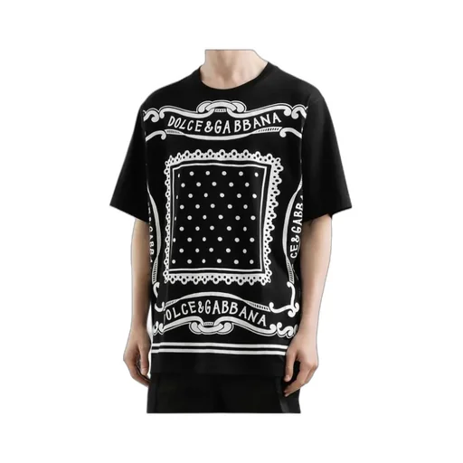 Bandanna Printed Crewneck T-Shirt