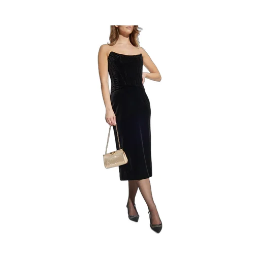 Sleeveless Velvet Dress