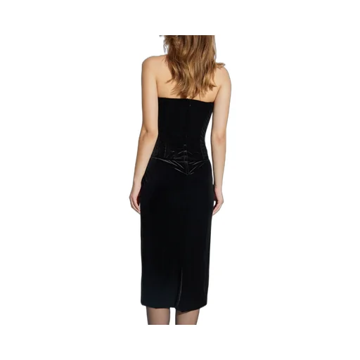 Sleeveless Velvet Dress