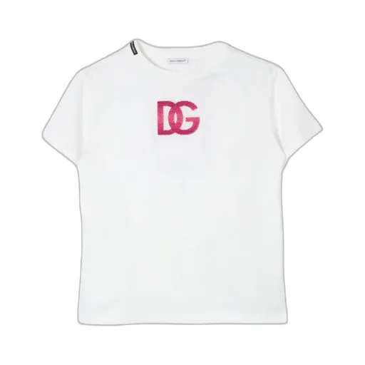 Dg Logo Printed Jersey T-Shirt