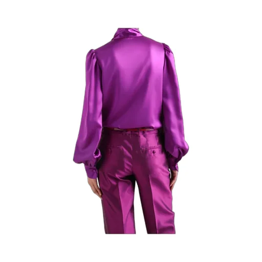 Pussybow-Collar Shirt