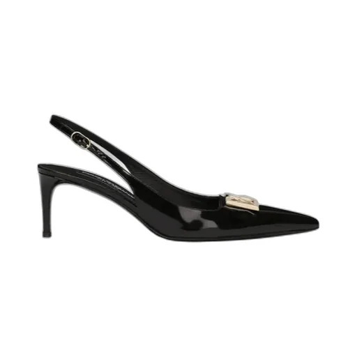 Dg Plaque Slingback Pumps