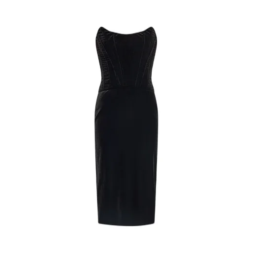 Sleeveless Velvet Dress