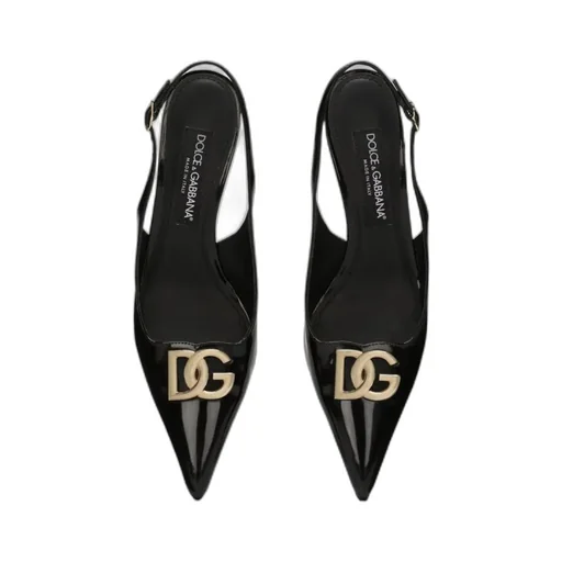 Dg Plaque Slingback Pumps
