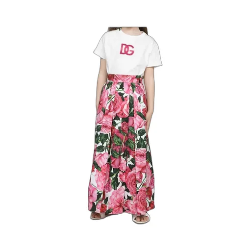 Dg Logo Printed Jersey T-Shirt