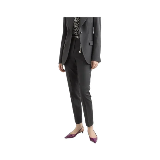 Pressed Crease Cropped Trousers