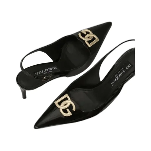 Dg Plaque Slingback Pumps