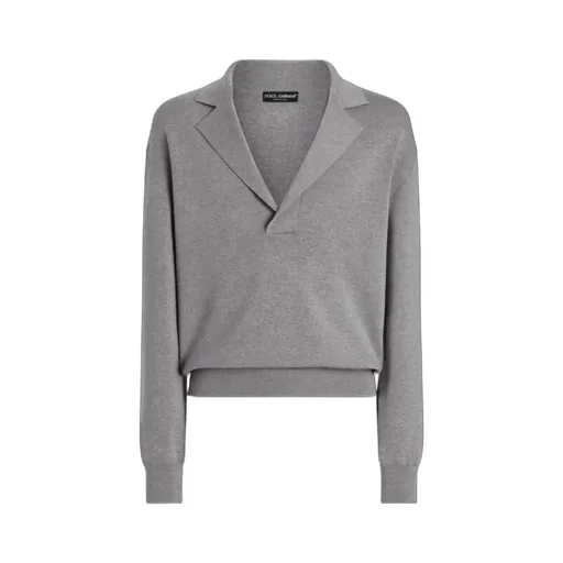 Dg Embroidered V-Neck Sweater