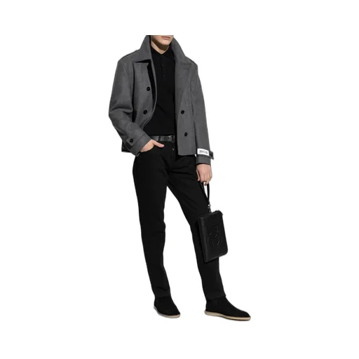 Frayed Hem Slim Fit Jeans
