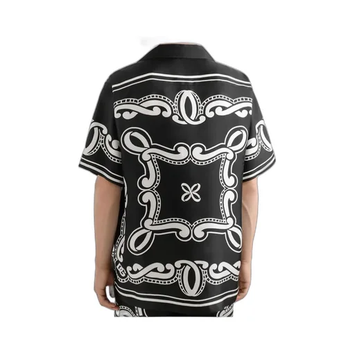 Bandanna Printed Short-Sleeved Shirt