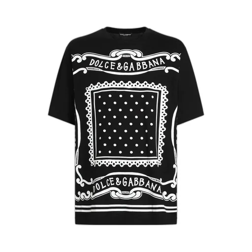 Bandanna Printed Crewneck T-Shirt
