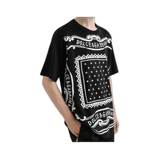 Bandanna Printed Crewneck T-Shirt