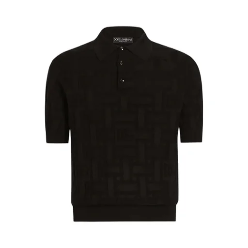 Logo Jacquard Polo Shirt