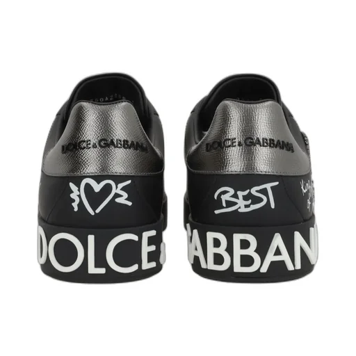 Graffiti Printed Low-Top Sneakers