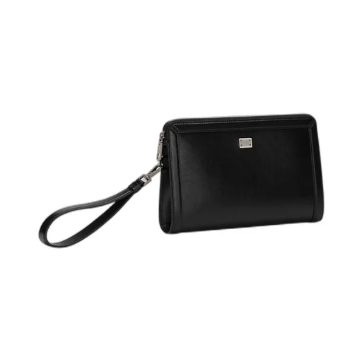 Logo Plaque Zipped Pouch