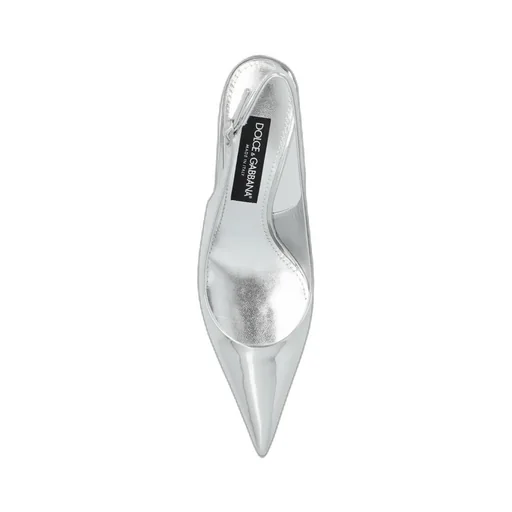 Dg Logo Plaque Slingback Pumps