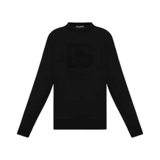 Dg Logo Detailed Crewneck Jumper