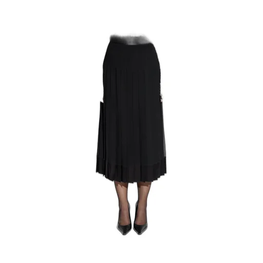 Pleated Midi Skirt
