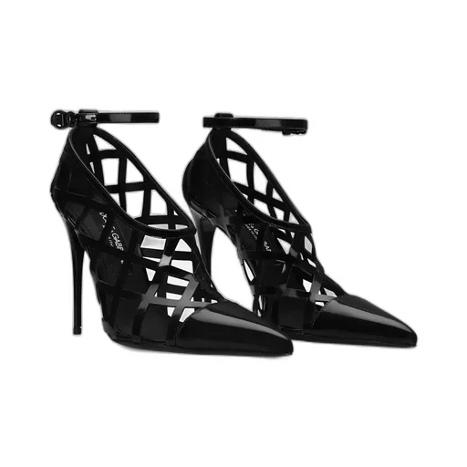 Dg Logo Polished Pumps