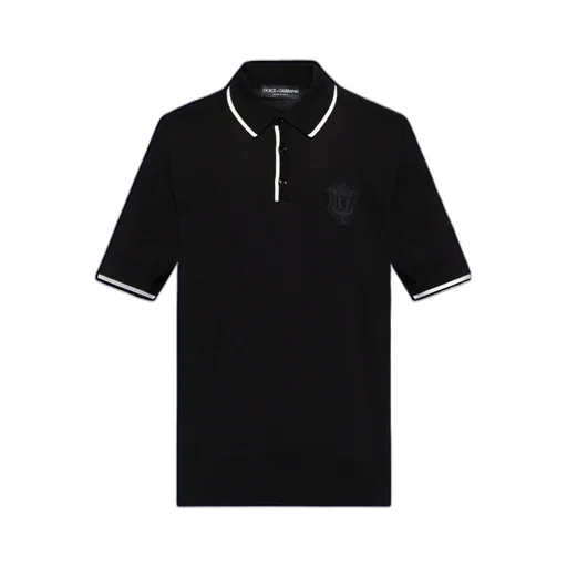 Dg Logo Embroidered Polo Shirt