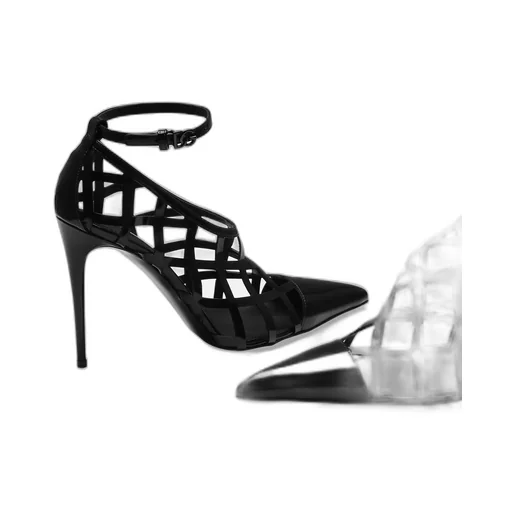 Dg Logo Polished Pumps
