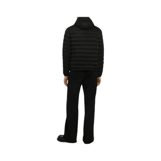 Logo Patch Quilted Bomber Jacket