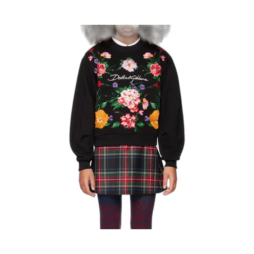 Floral Printed Crewneck Sweatshirt