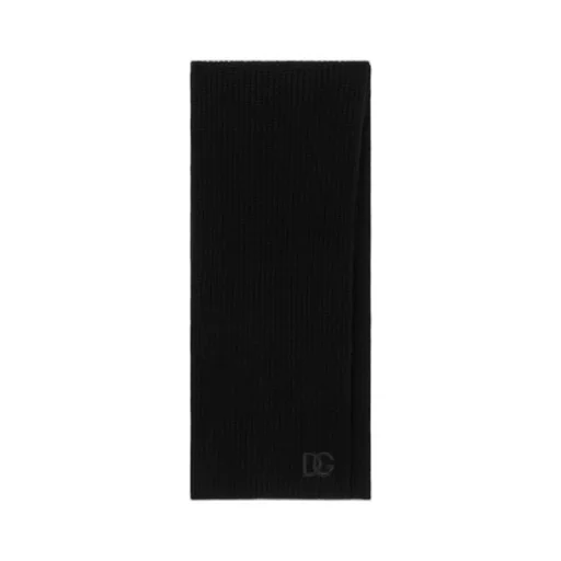 Logo Patch Knitted Scarf