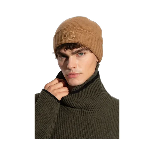 Logo Patch Knitted Beanie