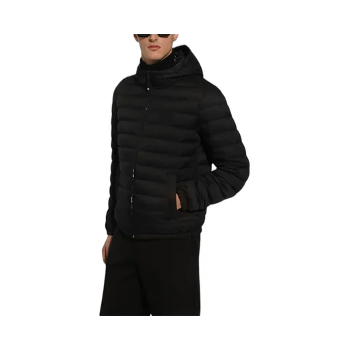 Logo Patch Quilted Bomber Jacket