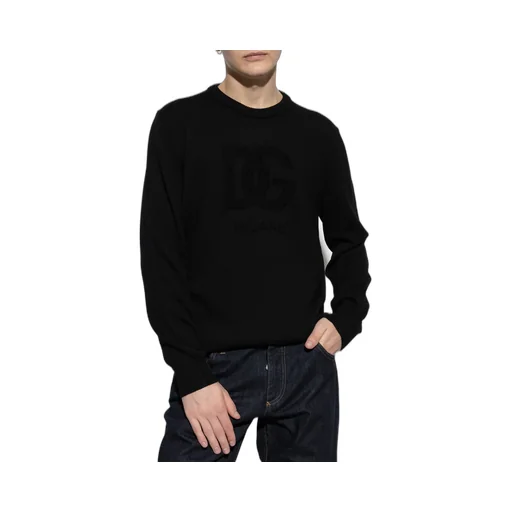 Dg Logo Detailed Crewneck Jumper
