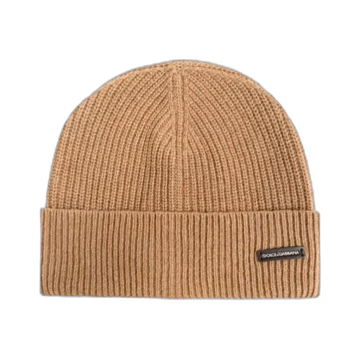Logo Patch Knitted Beanie