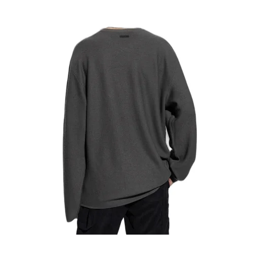 Logo Patch Crewneck Jumper