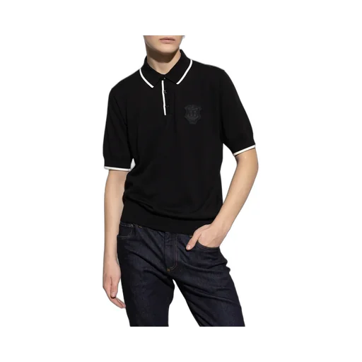 Dg Logo Embroidered Polo Shirt