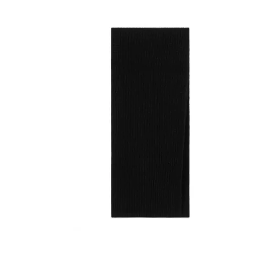 Logo Patch Knitted Scarf