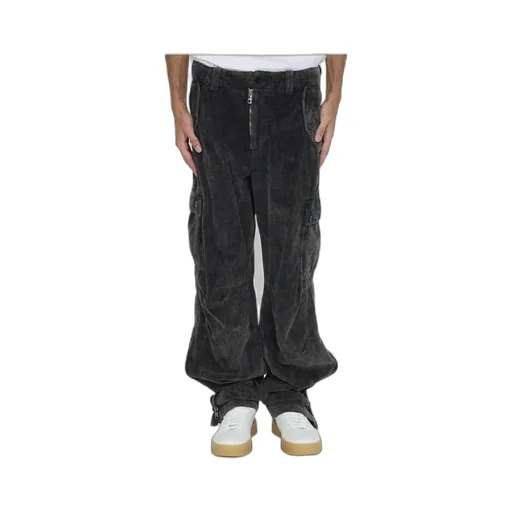 Wide Leg Corduroy Combat Pants
