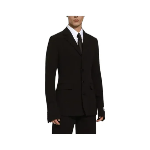 Single-Breasted Straight Hem Blazer