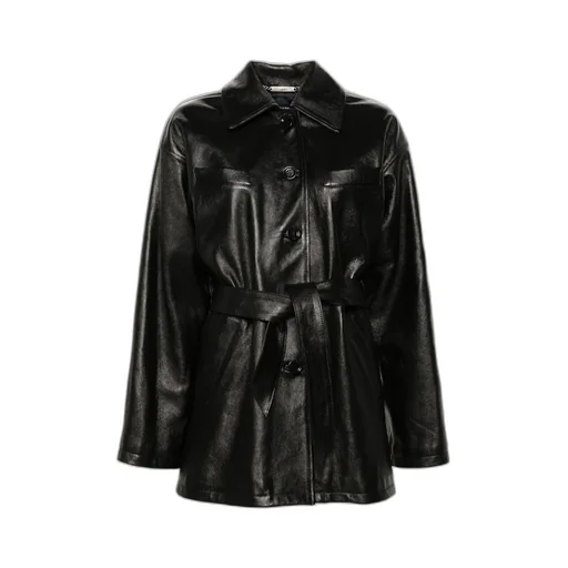 Drop Shoulder Belted Jacket