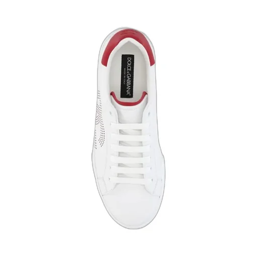 Portofino Dg Logo Perforated Sneakers