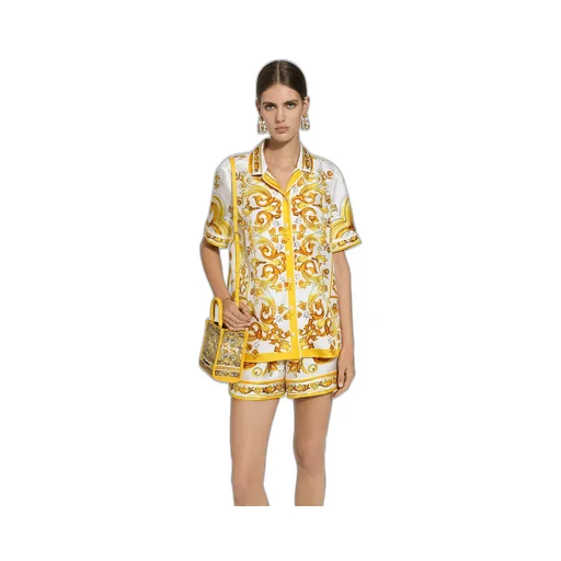 Majolica Printed Twill Shorts