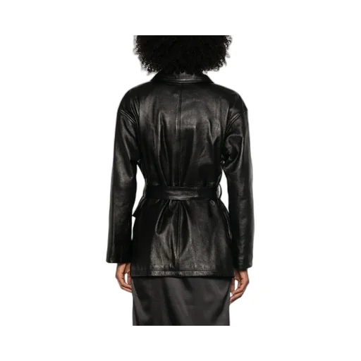 Drop Shoulder Belted Jacket