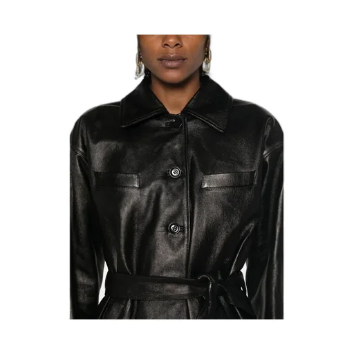 Drop Shoulder Belted Jacket