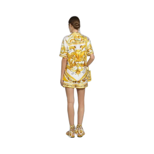 Majolica Printed Twill Shorts