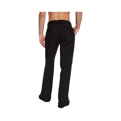 Pressed Crease Straight Leg Trousers