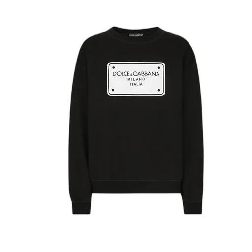 Dg Logo Tag Crewneck Sweatshirt