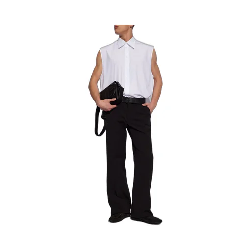 Pressed Crease Straight Leg Trousers