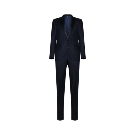 Single-Breasted Pressed Crease Tailored Suit