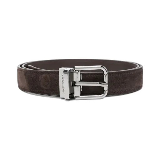 Logo-Engraved Buckle Belt