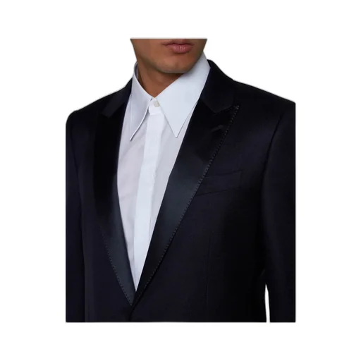Single-Breasted Pressed Crease Tailored Suit
